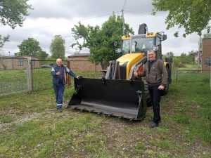 Нижньосироватська сільська рада отримала екскаватор-навантажувач