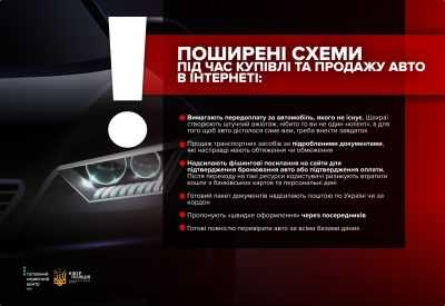 Шахрайство під час купівлі та продажу автомобілів онлайн